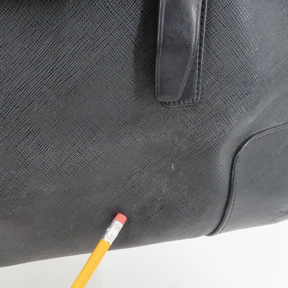 Tumi Villa Turin 73105D2 Black Canvas Work Travel Tote Handbag Purse Bag Commute - Picture 8 of 16